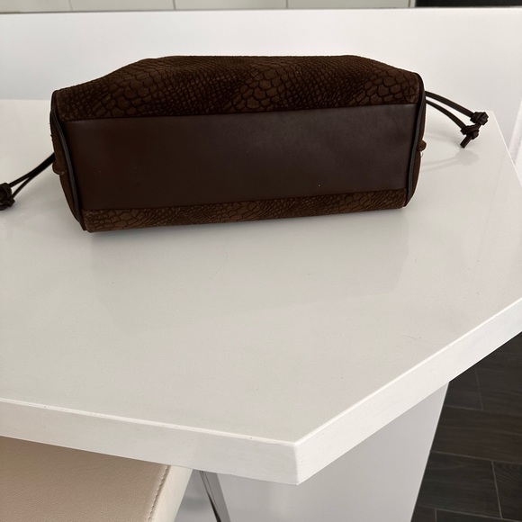 Longchamp Penelope Python Snakeskin Embossed Tote Bag - Picture 11 of 15